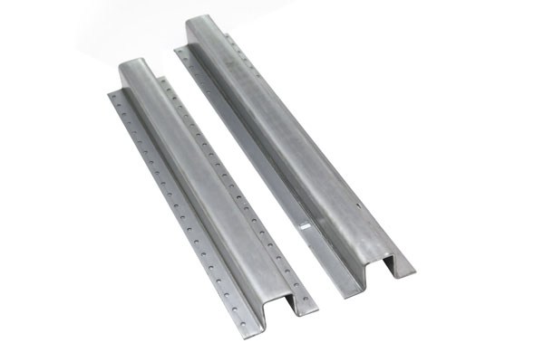 galvanized steel fence posts for wood fence.