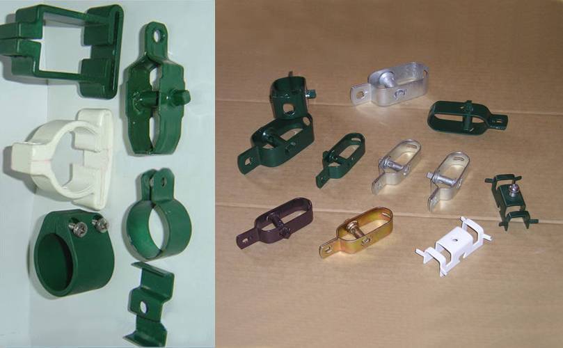 different kinds and sizes of post clips