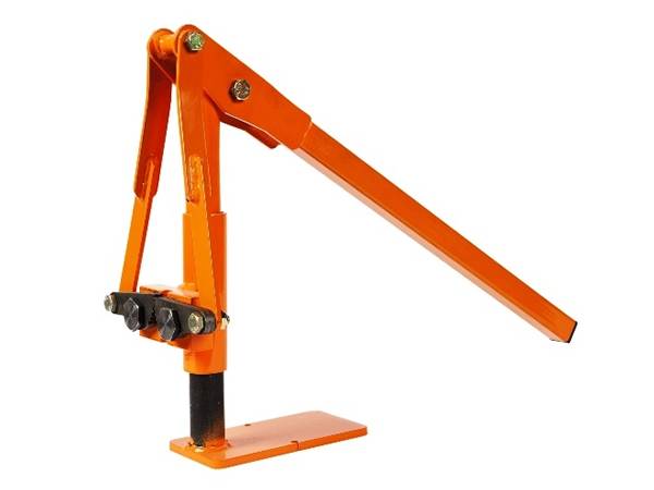 An orange y post puller is displayed.